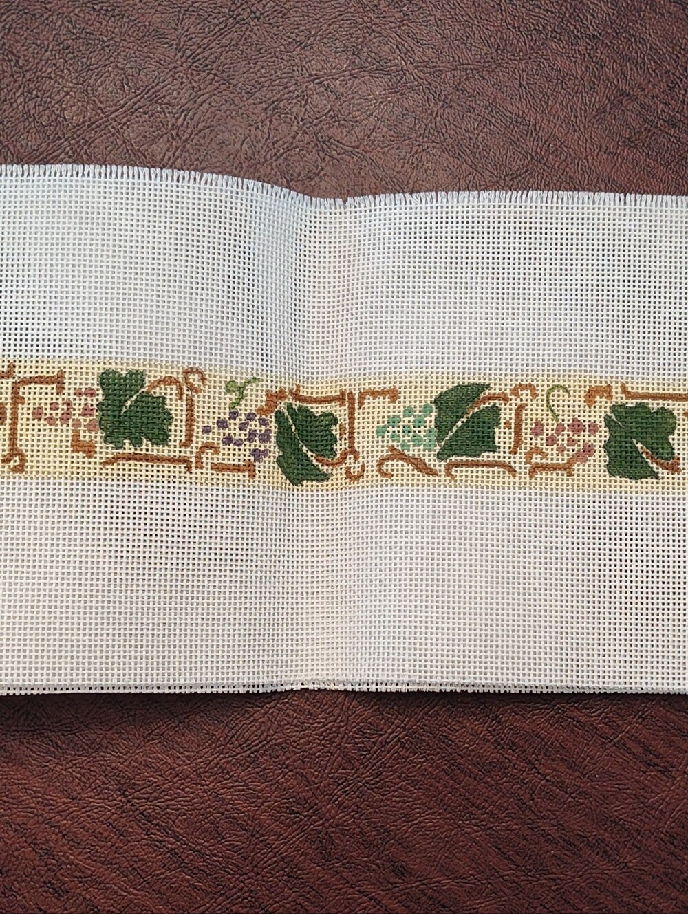 Floral Design Needlepoint Belt Canvas